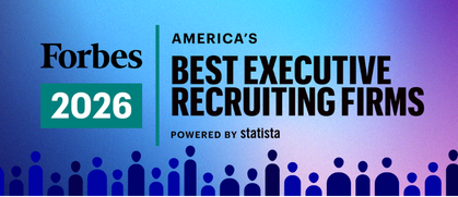 2026 Forbes America's Best Executive Recruiting Firms Banner