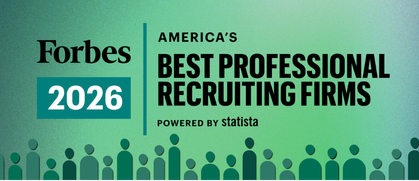 2026 Forbes America's Best Professional Recruiting Firms Banner